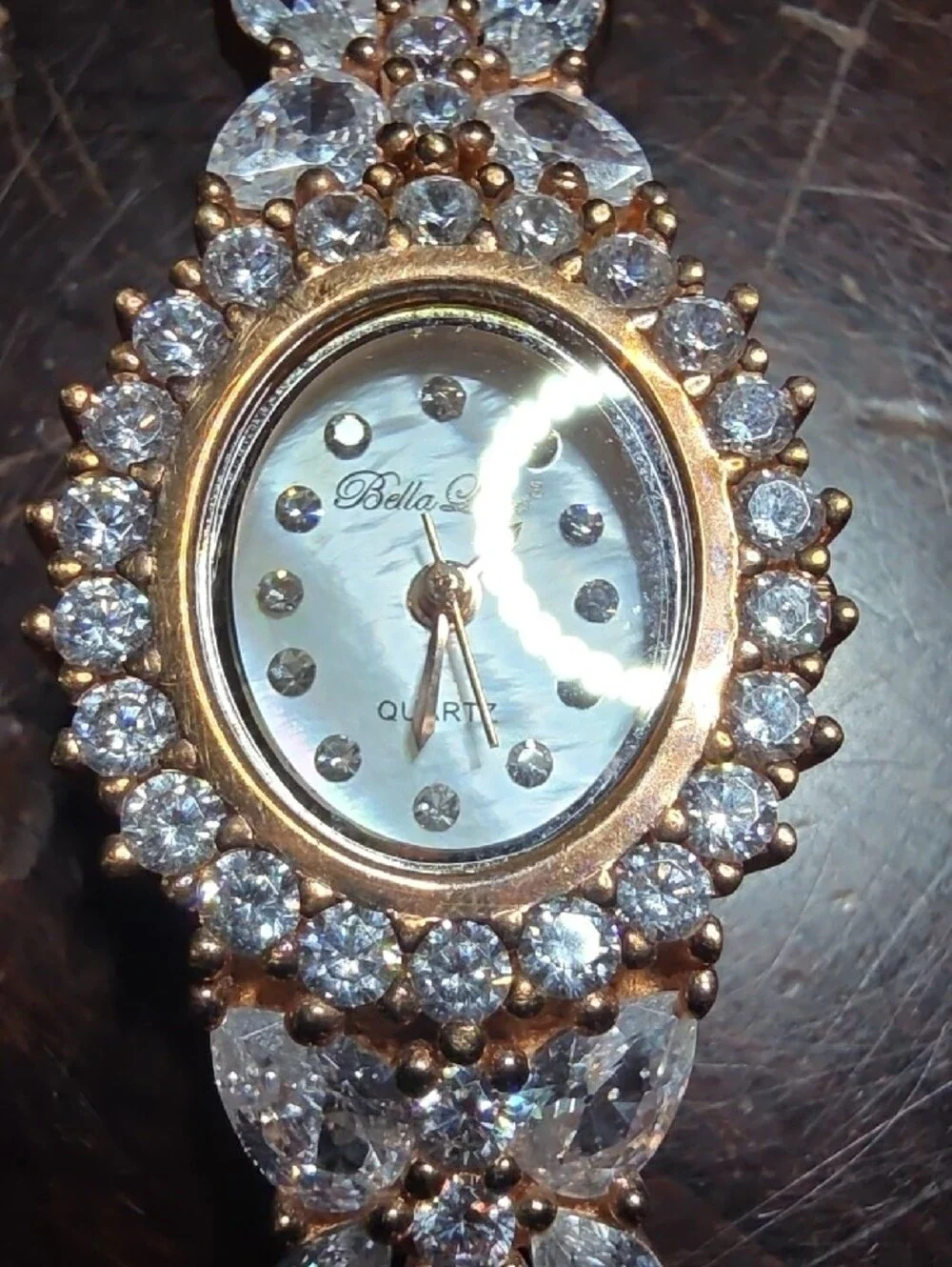 Bella Luce(R) 18K Rose Gold Over Sterling Silver Watch